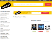 Tablet Screenshot of buscape.com.ar